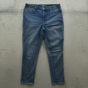 Chico's Jeans Women's 1.5R US-10R High-Rise Slimming Ankle Denim 28.5" Inseam